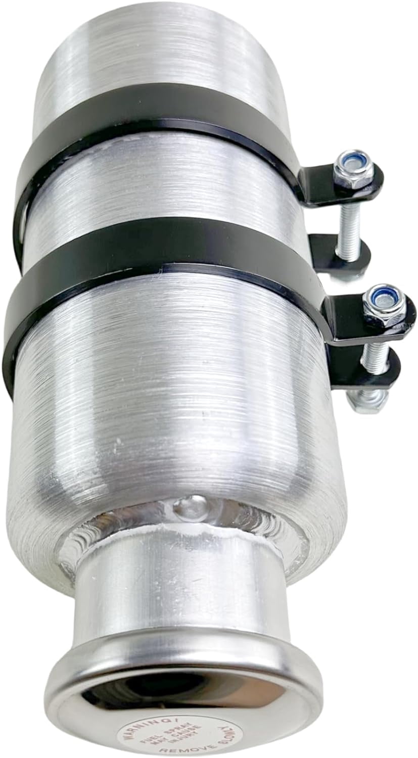 JSD Auto Parts Gas Tank Fuel Cell M365 Vertical Round Center Fill 0.38 Gallon 4x8 1/8 NPT Outlet