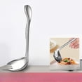 thumbnail image 4 of Utensilio curvo para comer solo, ayuda para alimentación, vajilla de uso doméstico, práctico, portátil, ergonómico, auxiliar, para pacientes. Cuchara derecha, 4 of 5