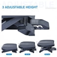 thumbnail image 4 of HOMCOM Repose-Pieds sous Bureau Ergonomique Réglable avec Surface Texturée de Massage, 3 Positions de Hauteur, Inclinaison à 30 Degrés, pour Maison, Bureau, 4 of 10
