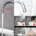 thumbnail image 4 of Su llave de ventilación amigable, el filtro de agua con economía de ahorro a 360 grados se adapta al cable exterior M22 y M24 hembra para la cocina y el baño (Silver) esquí esquí Gafas de esquí, 4 of 5