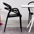 thumbnail image 5 of Compamia Mila Dining Arm Chair in Black, 5 of 9