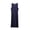 Navy, variant on Ohufall Fashion Womens Nightgown Sleeveless Crew Neck Loose Sleepshirts Button Comfort Long Dress Homewear