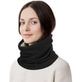 thumbnail image 3 of Winter Fleece Lined Knitted Neck Warmer Scarf, Double-Layer Neck Gaiter for Women Mens, 3 of 4