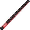 thumbnail image 1 of Precision Defined Aluminum Tool Socket Holder | Red, Single 1/2-Inch x 14 Clips | Heavy Duty Organizer, 1 of 5