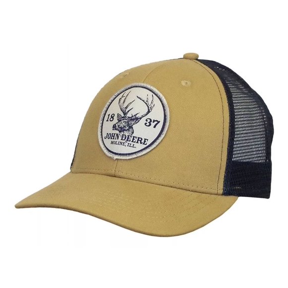 John Deere Gorra Original Café y Azul con Malla