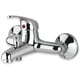thumbnail image 1 of Chrome bathtub mixer tap, stainless steel wall mounted faucet, 1 of 5