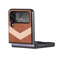 thumbnail image 3 of Compatible with Samsung Galaxy Z Flip 4 5G Case, for Girls Men Drop Protection Pattern with Soft TPU Bumper Anti-slip Wireless Charging Phone Case Cover for Samsung Galaxy Z Flip 4 5G,Brown, 3 of 12