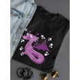 thumbnail image 3 of Dragon Sketch T-Shirt Women -SPIdeals Designs, Female Small, 3 of 4