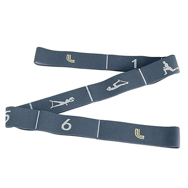 QualitChoice Resistance Latin Bands Elastic Bands Expander Pilates Yoga Stretch Bands Gymnastics Workout Exercise Bands for Fitness Dance Training Workout