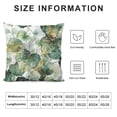 thumbnail image 6 of Acheng Eucalyptus Leaf Pillow Covers Set of 2 Watercolor Pillow Sage Green Leaf Pillow Covers Gold Leaves Modern Throw Pillows Cover Decor Gifts for Bed Couch Sofa Living Room White, 6 of 6