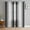 Black, variant on Black White Sheer Curtains 96 Inch Length 2 Panels Set for Living Room/Bedroom, Gradient Gray Monochrome Minimalist Stripe Curtain Sheers Drapes Rod Pocket Curtains Window Treatment Set 52''x96''x2