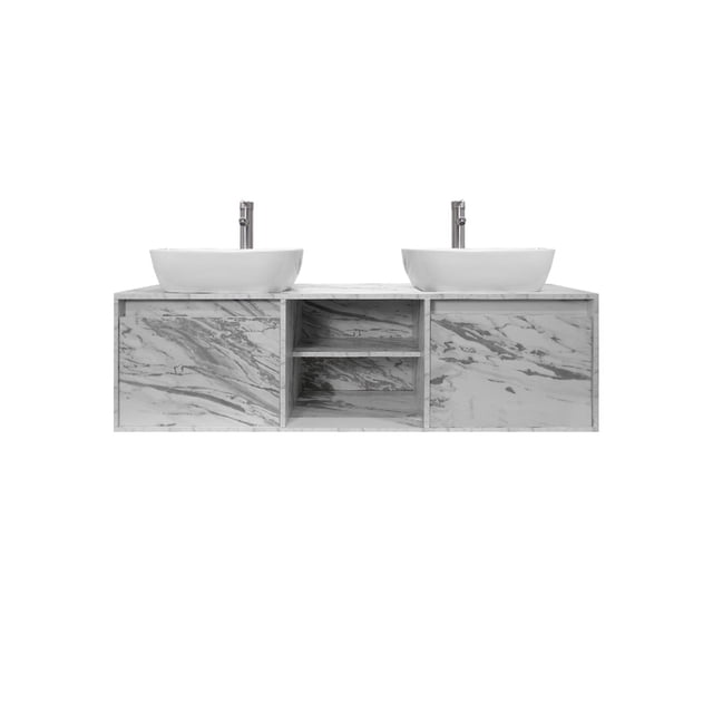 Gabinete De Baño Para Lavamanos Doble DARCY Minimalista