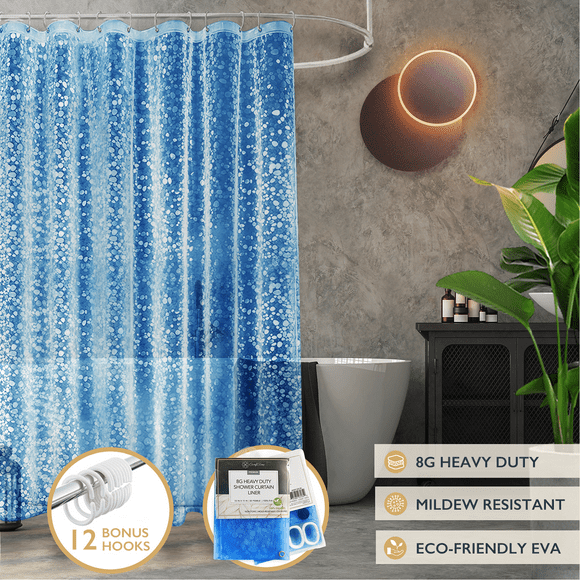 Extra Heavy Duty Weighted Vinyl Shower Curtain