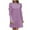 Pink, variant on WCMZJ Women's 2024 Casual Long Puff Sleeve Dresses Crew Neck Ruffle Aline Short Mini Dress Casual Business Office Tunic Dress Pink XXL