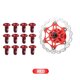 thumbnail image 4 of Tornillo De Disco De Bicicleta 12 tornillos de rotor de freno de disco de bicicleta, tornillos de disco de bicicleta de montaña de acero (rojo) Likrtyny  Accesorios para bicicletas, 4 of 6