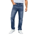 thumbnail image 5 of DDAPJ pyju Men's Baggy Jeans Y2K Vintage Wide Leg Denim Pants Hip Hop Skater Jeans Loose Fit Trousers 2000s Streetwear Blue L, 5 of 7