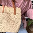 thumbnail image 2 of Bolsa De Hombro Bolso de mano para mujer, bonito bolso coreano Mori de encaje para axilas, bolso de compras tipo cubo Ehuebsd Para Estrenar, 2 of 3