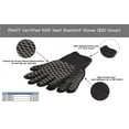 thumbnail image 3 of PitMaster King 5pc Grill Topper BBQ Grilling Matte Black Pan and Tray Set with Tongs and 932F Heat Resistant Gloves, 3 of 6