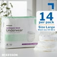 thumbnail image 3 of McKesson Extended Wear Underwear, Incontinence, Maximum Absorbency, Large, 56 Ct, 3 of 10