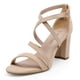 thumbnail image 1 of Sandalia DREAM PAIRS Madison Nude Ante de Tacón Cuadrado 7.5, 1 of 9