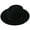 Black, variant on Women Vintage Wide Brim Warm Wool Fedora Hat Belt Panama Hat Felt Jazz Hat