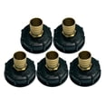 thumbnail image 1 of Adaptador de IBC de 5 piezas Rosca 1/2 '' 3/4 '' 1 '' Accesorios adaptadores de de agua shamjiam Adaptador de tanque IBC, 1 of 8