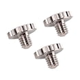 thumbnail image 3 of Shisuyan 3pcs Metal Slide Finger Ring Fixing Screws For Trumpet Replacement Brass Instrument Accessory CB20 (Silver), 3 of 9