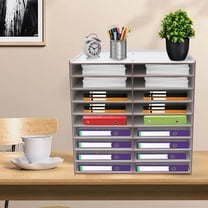 9 Tier Office Letter File Document Paper Storage Holder Stand Desktop Organizer