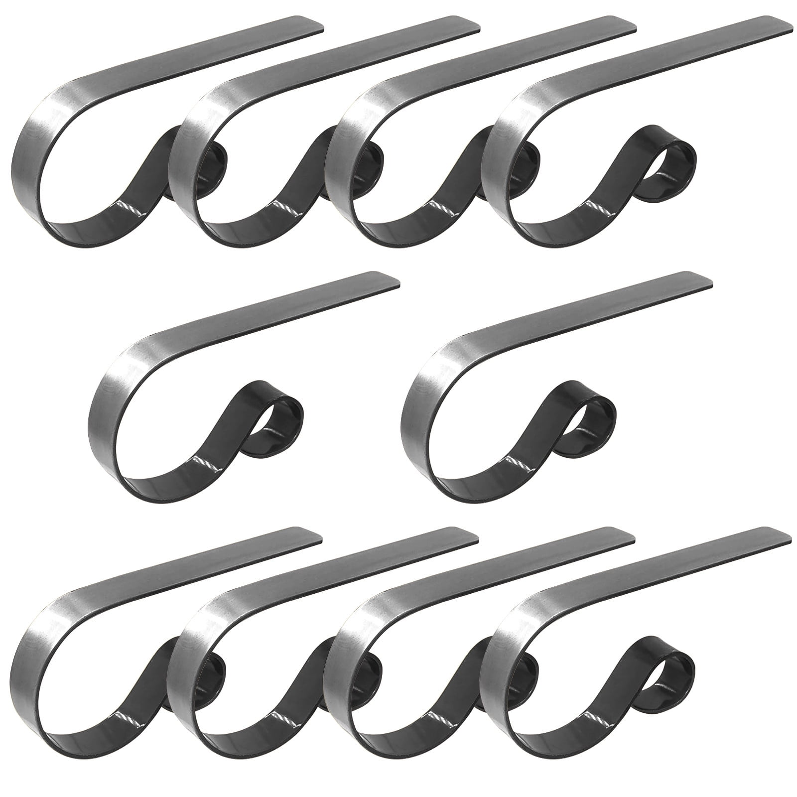 JINCHANG Metal Christmas Stocking Holders for Mantle Set 10 Lightweight