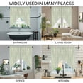 thumbnail image 3 of Sage Green Branches Swag Valances for Windows, Kitchen Window Curtains Over Sink, Vintage Art Farmhouse Window Treatment Curtains for Living Room/Bedroom Curtains 2 Panel Sets 36"x45", 3 of 8