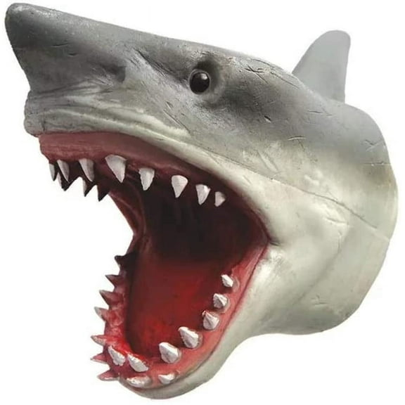 Schylling Shark Hand Puppet Shark Hand Puppet 2 to 4 Years, Gray