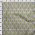 thumbnail image 4 of oneOone Georgette Viscose Green Fabric African Craft Projects Decor Fabric Printed By The Yard 42 Inch Wide, 4 of 4