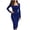 ZB-Navy-dress, variant on O Ring Decor Dresses for Women Square Neck Long Sleeve Bodycon Midi Dresses Casual Solid Color Slim Fit Pencil Dresses Evening Wear Stretch Comfy Cocktail Dresses Red XXL