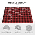 thumbnail image 3 of Yiaed Red Buffalo Plaid Print Highly Absorbent Microfiber Kitchen Counter Mat, Dish Drying Pad for Dishes, Utensils, Pots and Pans, Large 18" x 24", 3 of 7