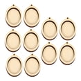 thumbnail image 4 of jifeng 10 Pieces Small Cross Stitch Hoops for Festivals Decoration DIY Frame Crafts Oval, 4 of 9
