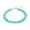 Green, variant on 1Pcs Colorful Beaded Necklace for Women, Boho Statement Bead Necklace Summer Beach Jewelry, Minimalist Modern Accessory for Party, Vacation, Daily Wear, Gift Idea 16.9 Inch White