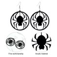 thumbnail image 3 of Acrylic geometric round earrings, earrings with halloween elements Levamdar CPB-US-PSF564-3, 3 of 5