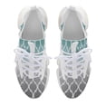 thumbnail image 5 of Moroccan Turquoise Gray Ombre Walking Shoes for Men Woman Lightweight Tennis Fashion Elastic Sports Shoes Cushion Basketball Shoes, 5 of 7