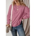 thumbnail image 2 of Winter Casual Sweatshirt - Meadow Mauve with Long Sleeves and Fleece Lining - [ZhiHiMeRi] | (US 16-18)XL, 2 of 9