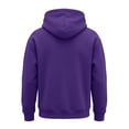 thumbnail image 3 of Havenx Mens Long Sleeve Hoodies Hooded Drawstring Pullover Sweatshirts with Pockets Sweatshirts Fashion Casual Fall Winter Loose Fit Wear,Purple L, 3 of 4