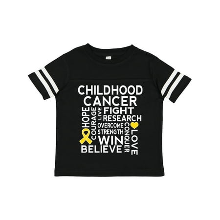 

Inktastic Childhood Cancer Awareness Walk Gift Toddler Boy or Toddler Girl T-Shirt