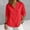 Red, variant on Womens Button Down Shirts Oxford Short Sleeve Cotton Dress Shirts Collared Button Up Casual Blouses Tops Linen Button Down Shirts Summer Cotton Linen Casual Tops with Pocket
