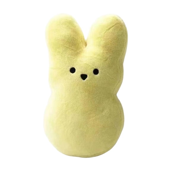 Kiewfjdk 6" Easter Bunny Plush Toys, Soft Cuddly Stuffed Rabbit Dolls in 6 Vibrant Colors (Fluorescence Yellow), Perfect Easter Basket Stuffers, Party Favors, Kids Gifts & Home Decorations (1 Pc)