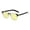 Yellow, variant on Only Moment Sunglasses Polyester Classic Retro Trendy Designer Style Blue One Size