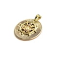 thumbnail image 6 of 14k Two Tone Gold tiny Boat Wheel Anchor Nautical Sailor Pendant jewelry 1.7g, 6 of 12