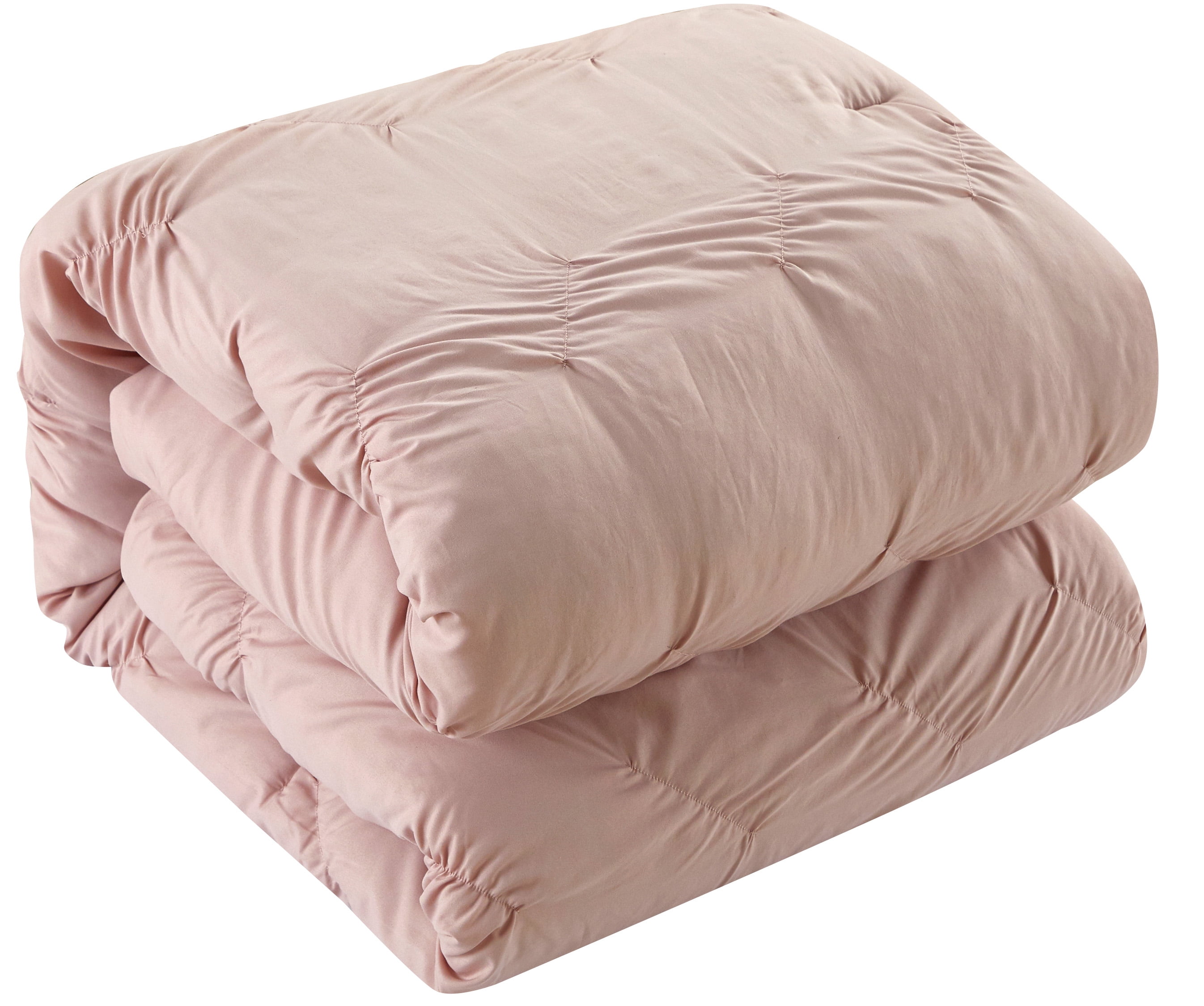 Lanco Annabelle Pin Tuck 7 Piece Comforter Set Rosey Blush, Bed Size California King