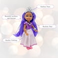thumbnail image 4 of Little Dolls Set with Mini Princess Dolls for Girls – Princess Toy Dolls for Dollhouse –Small Doll Mini Princess Figures with Tiaras, Hair Accessories, 4 of 5