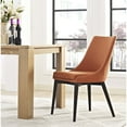 thumbnail image 3 of Modway Viscount Fabric Dining Chair in Orange, 3 of 5