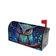 thumbnail image 3 of PHELIKA Colorful Owl 01 Magnetic Mailbox Covers Standard Size 21"H x 18"W, 3 of 8