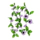 thumbnail image 5 of Guirnalda de girasol artificial de 18 cabezas, simulación de flor, vid, colgante de pared, plástico, flor falsa, ratán, morado claro seitruly HA8325-06B, 5 of 6
